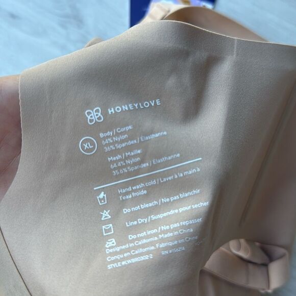 Honeylove Liftwear Crossover Bra Sand New With Tags - Picture 7 of 7